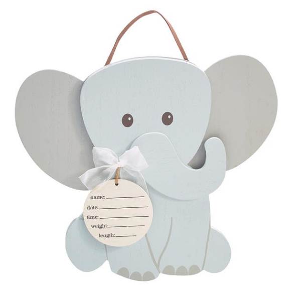 Baby Boy Elephant Wall Hanging