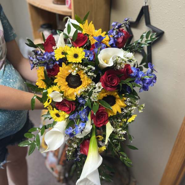 Cascading Bridal Bouquet