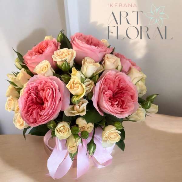 Vintage Blush Floral Box