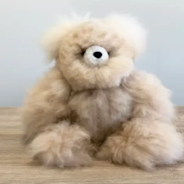 21" Large Alpaca Stuffed Animal - Bear