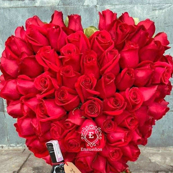 corazon rojo y fuerte