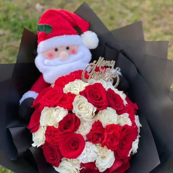 Santa Bouquet Navideño de Ensueños