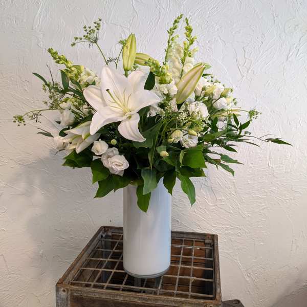 Sympathy Arrangement in White