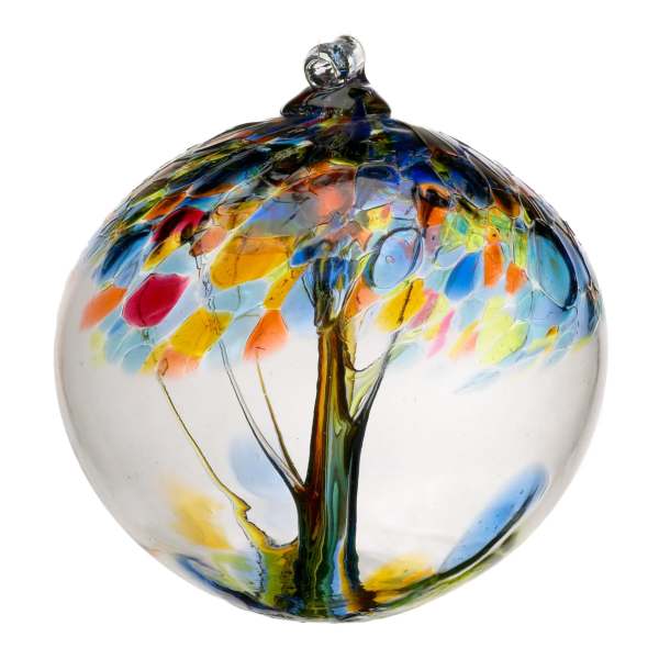 Tree of Hope Ornament - Kitras Art Glass