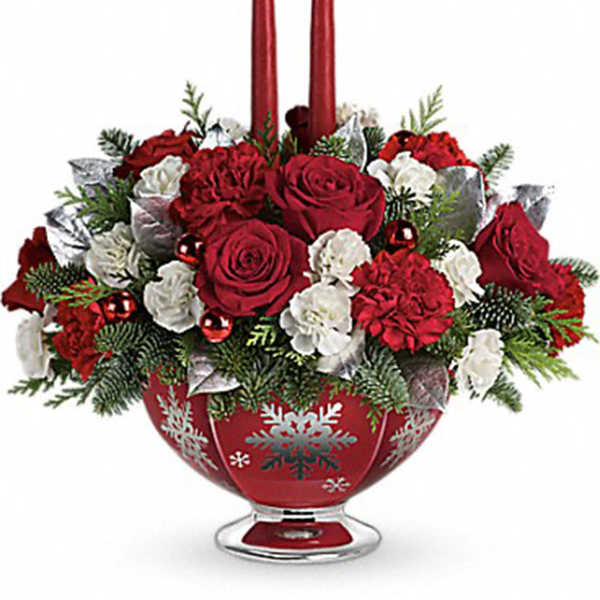 Silver and Joy Centerpiece