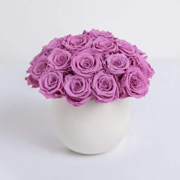 Lavender Preserved Roses - Lasts a full year