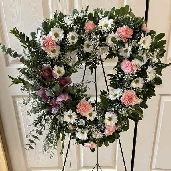 Heart Floral Wreath