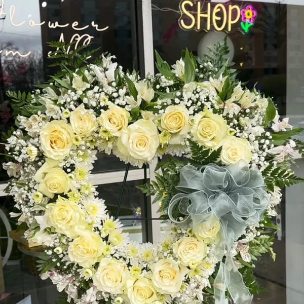 Forever in Our Hearts standing spray