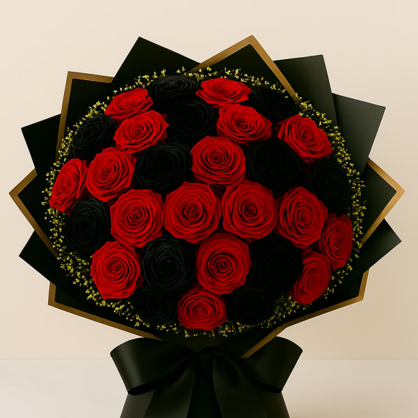 Ramo Negro y Rojo by Latin Lady Luxe