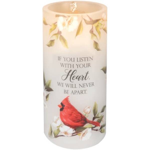 "Never Apart" Lighted Water Fountain Candle