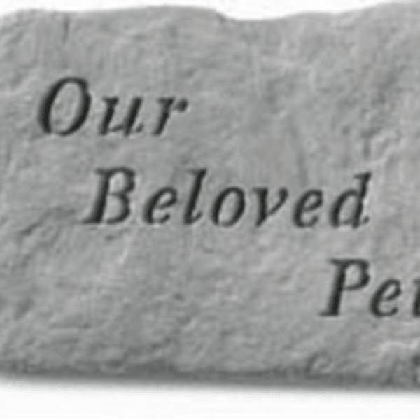 Kay Berry Concrete Plaque Beloved Pet