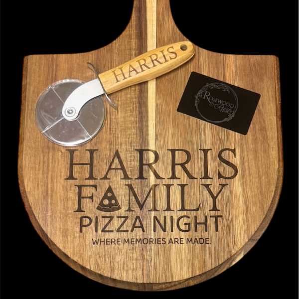 Customized Pizza Board with Cutter
