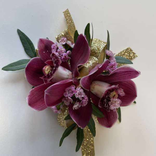 Dark Pink Prom Corsage