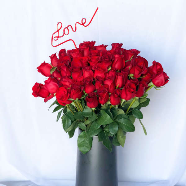 "Home Run" Six Dozen Long Stem Red Roses
