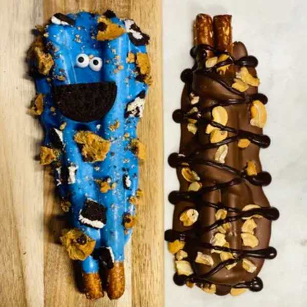 Monster Pretzil and Cashew Carmel Turtle