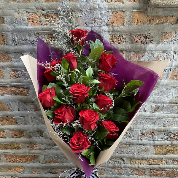 Red Roses - 12 Long Stem