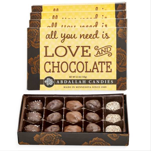 Abdallah Greeting Card- Love Choc