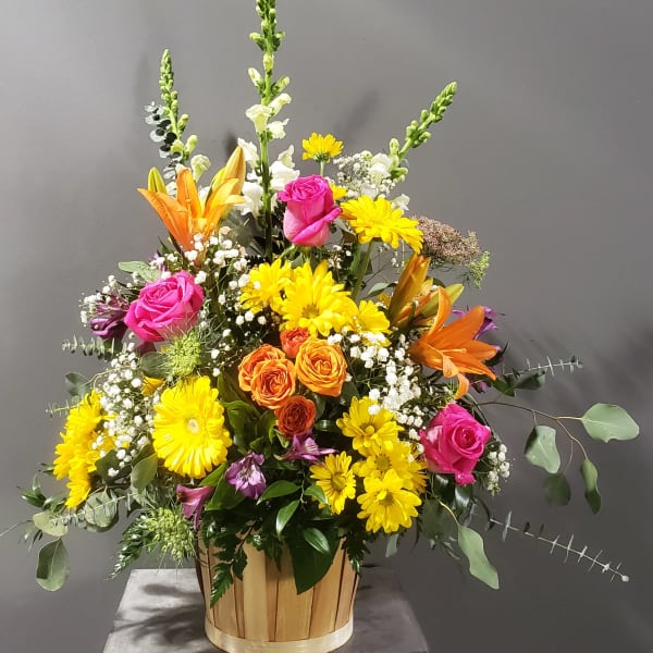 Sympathy Garden Basket
