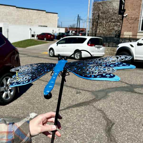 Balancing Dragonfly Garden Stake