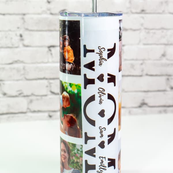 Personalized Photo Tumbler 20 6 Photos