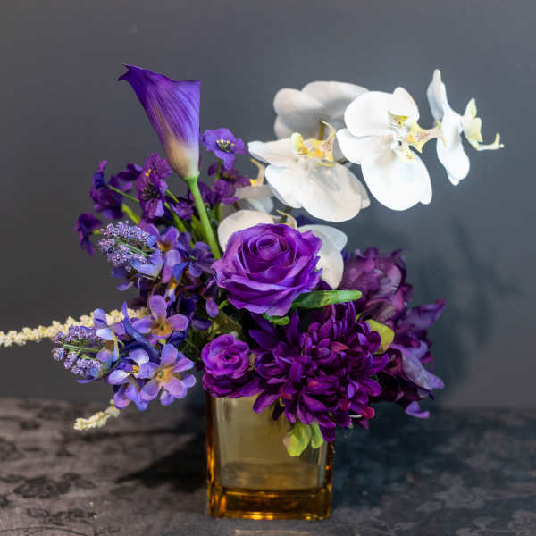 Purple Rain - Faux Flowers