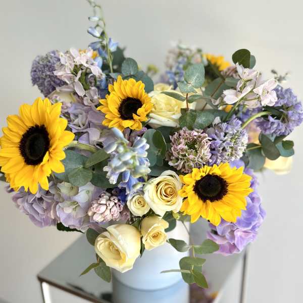 Blue Skies & Sunflowers