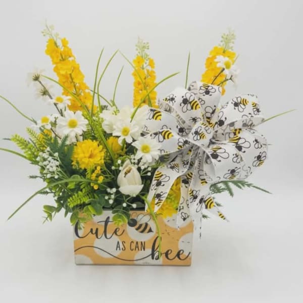 Cute As Can Bee Silk Arrangement