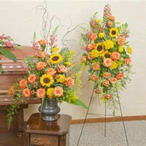 Sunflower Full Funeral Servce