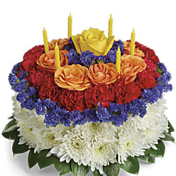 Your Wish Is Granted Birthday Cake Bouquet