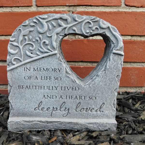 Deeply Loved Concrete Plaque