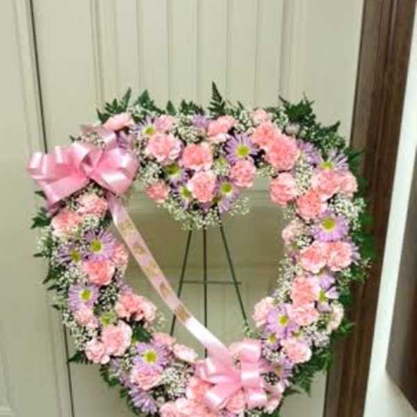 heart shaped wreath
