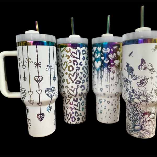 Custom Rainbow 40oz Tumbler