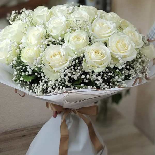 White Rose Bouquet
