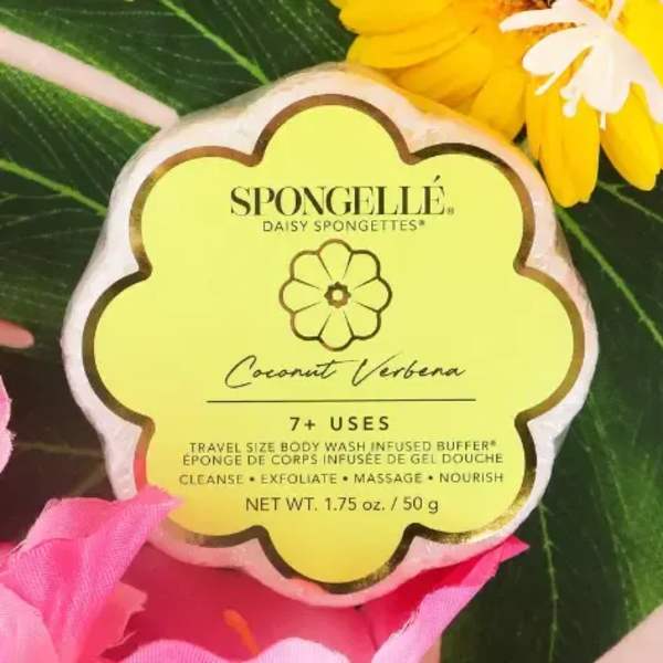 Coconut Verbena Daisy Spongette Soap Sponge