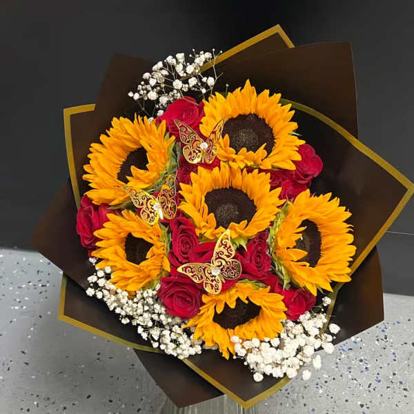 BUCHON SUNFLOWER ROSES