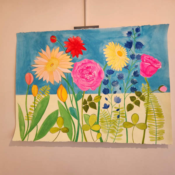 Florists Garden Art Print