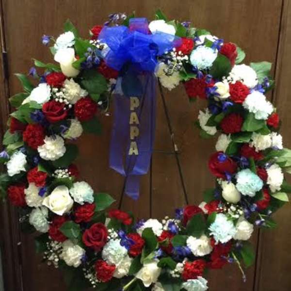 sympathy wreath
