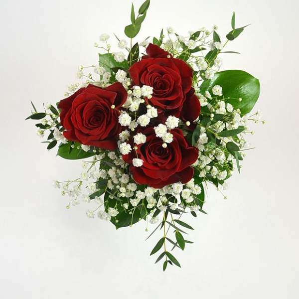 Scarlet Serenade Prom Bouquet