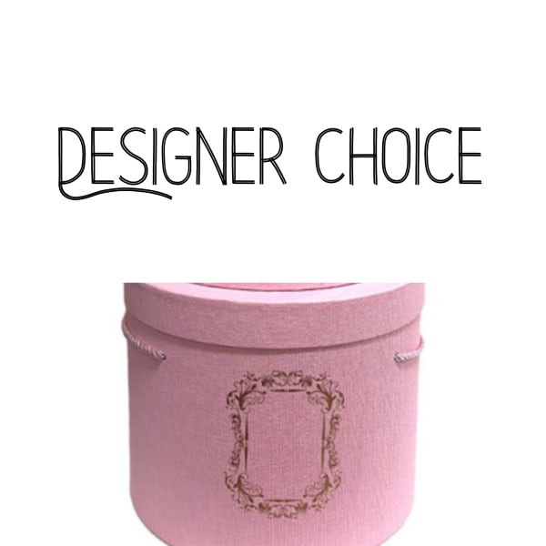 Designer’s Choice- Blush Hat Box