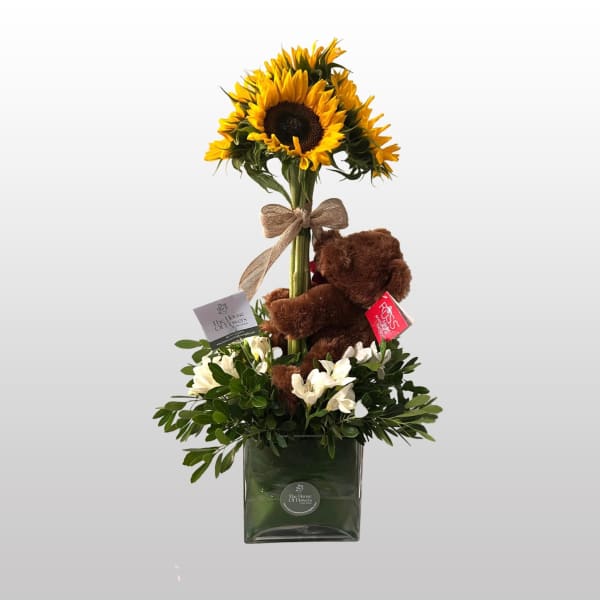 Welcome with Sunflowers by The House of Flowers