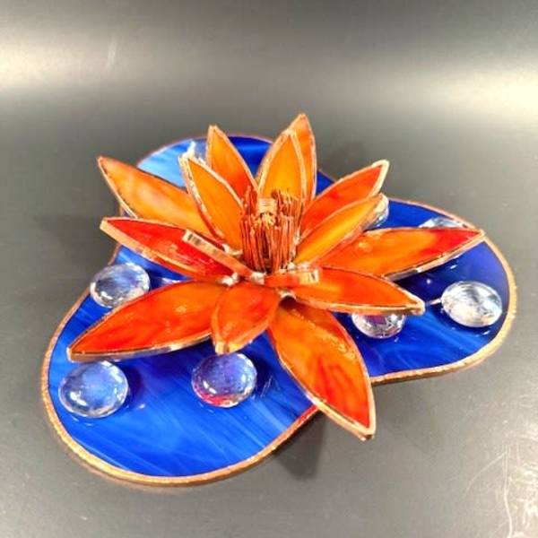 #A002 - Orange Water Lily