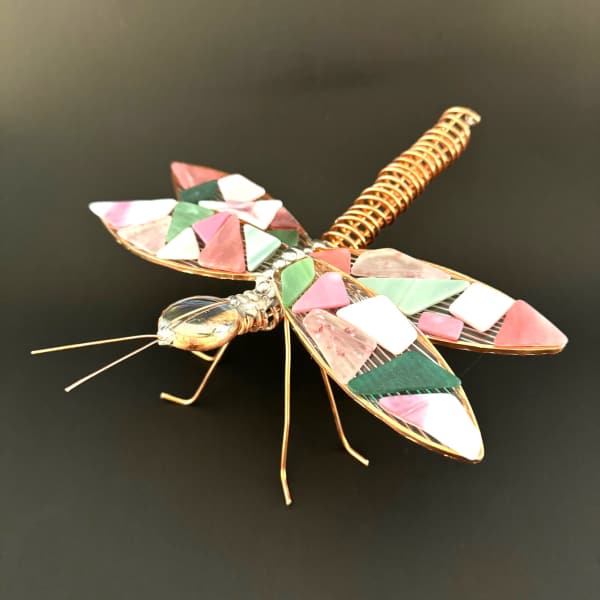 #A116 - "Earth" Mosaic Dragonfly