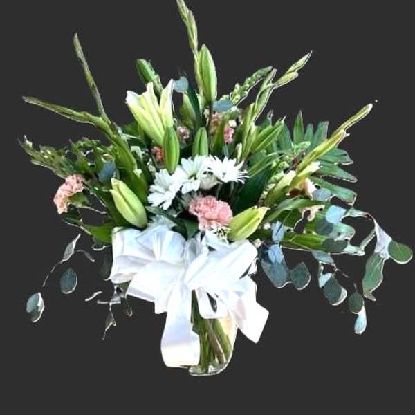 #A068 - Elegant Grace Sympathy Vase