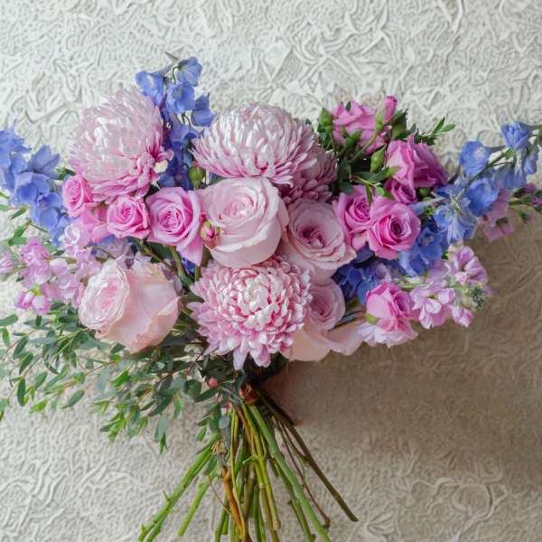 Blue Lavender Floral Bouquet