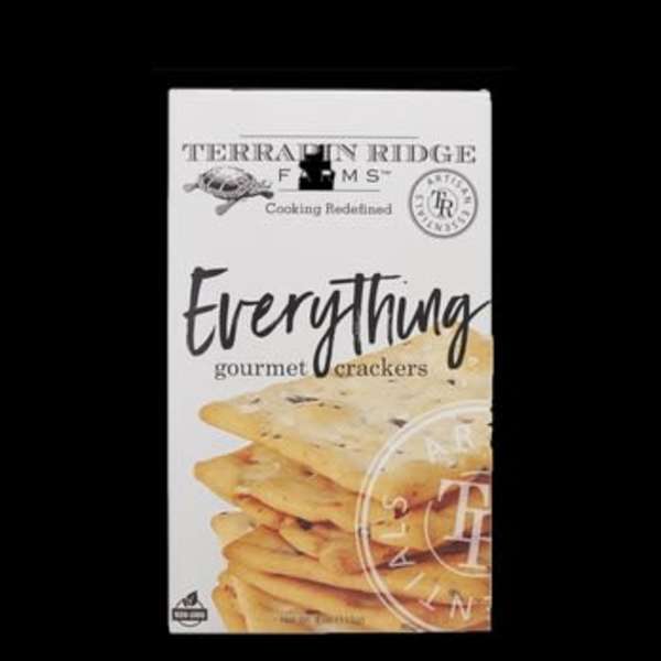 Box of Terra Pin Ridge Farms everything gourmet crackers