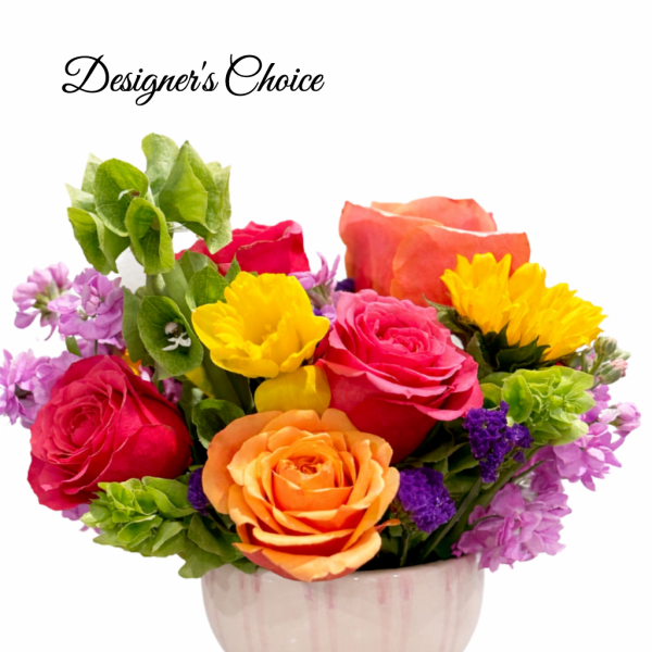 Hello Spring Vase 4.75"x 4"