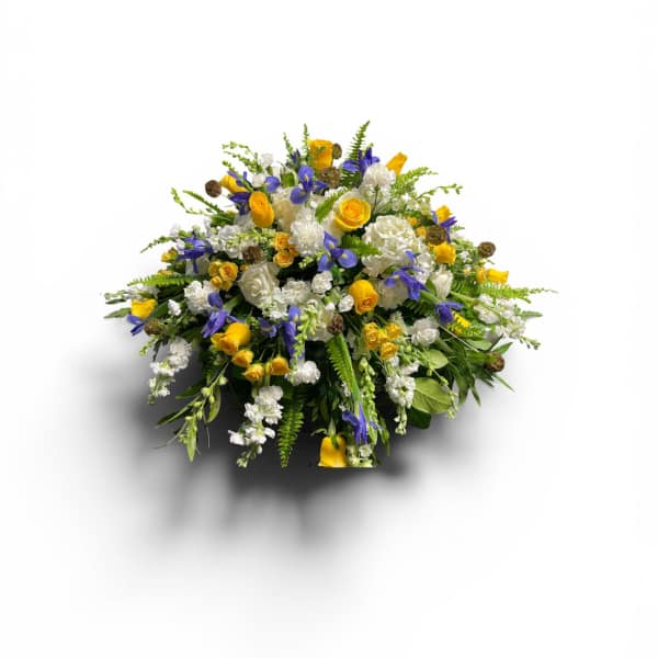 English Blue Casket Piece