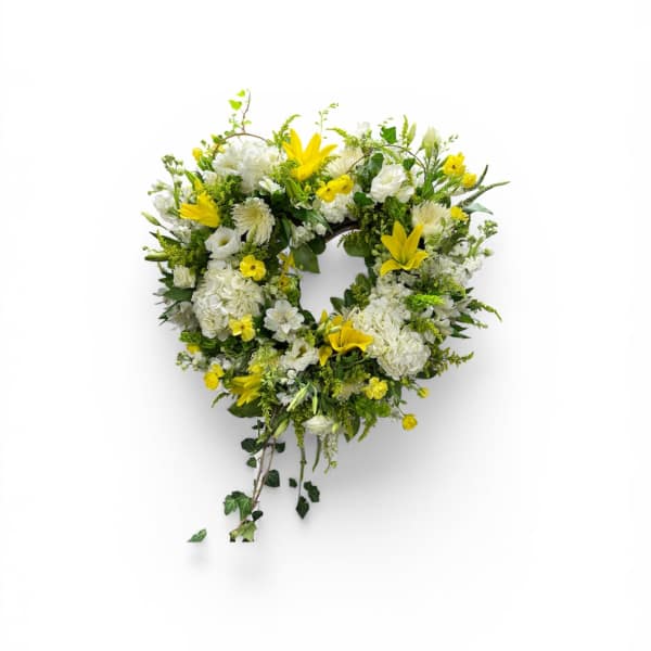 Sunlight Heart Standing Spray