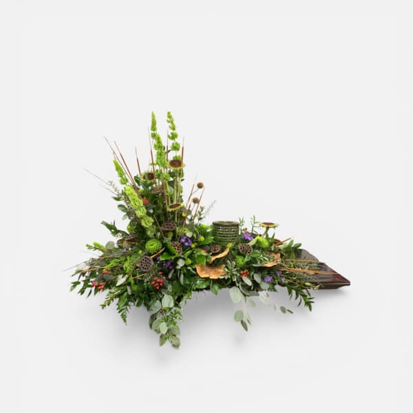 Fields of Green Cremation Wreath