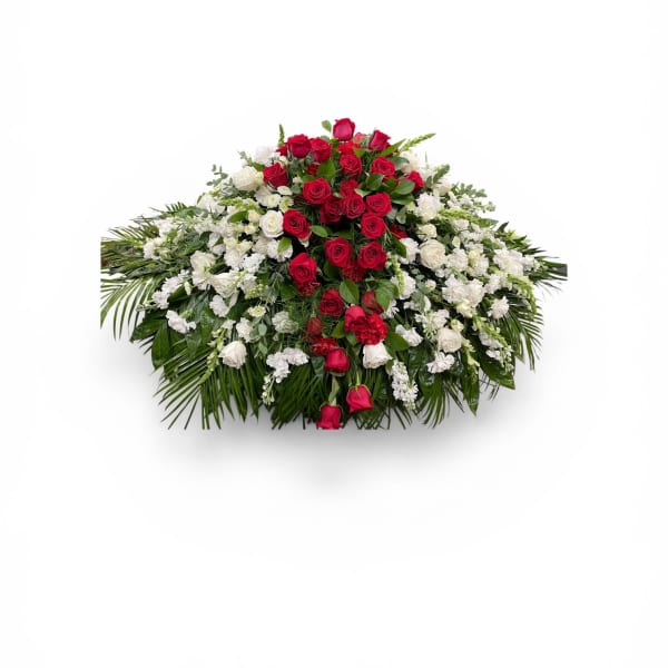 Our Heart Breaks Casket Piece